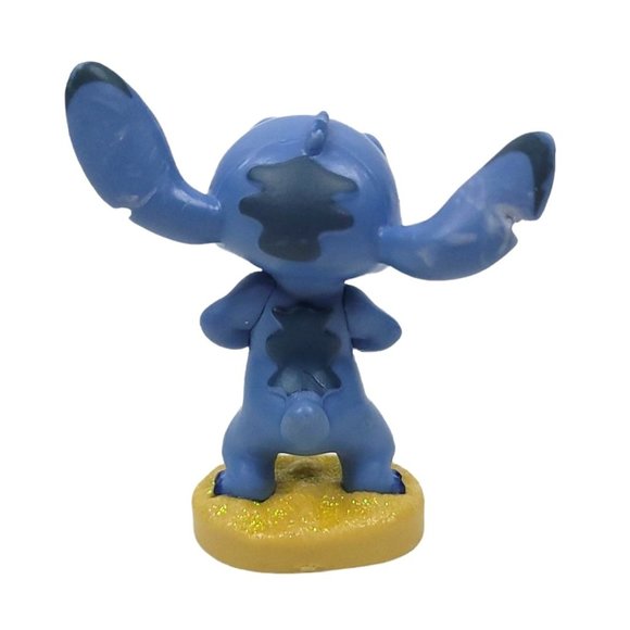 Disney Stitch 2" Mini Figure Collectible Toy Cake Topper Hula Figurine Lot Of 2 - Picture 12 of 12